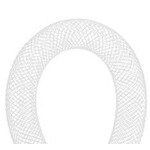 Nylon Mesh Tubing  White 9-10mm 30 Meters
