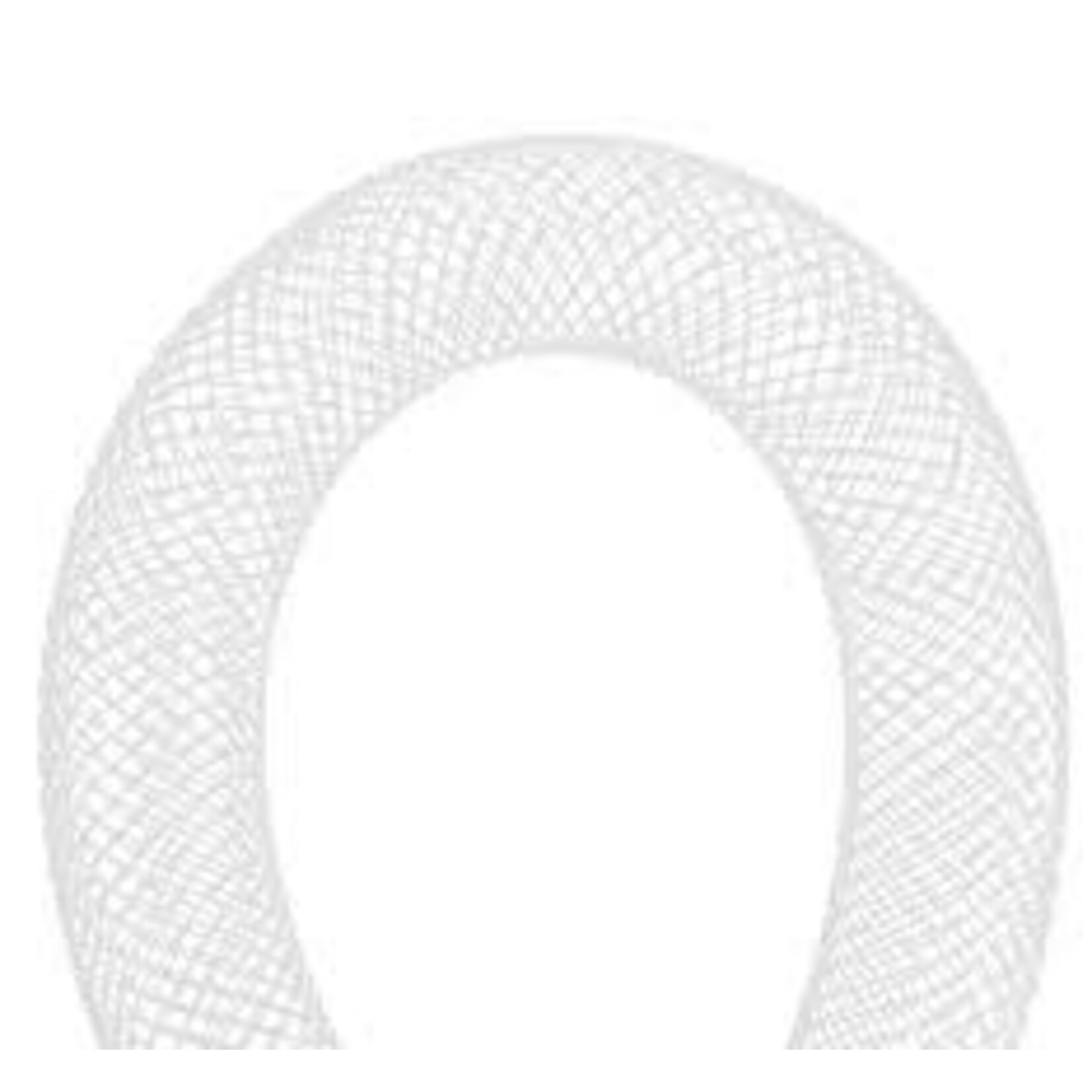 Nylon Mesh Tubing  White 9-10mm 30 Meters