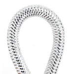 Nylon Mesh Tubing  Silver 9-10mm 30 Meters