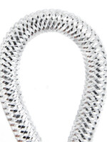 Nylon Mesh Tubing  Silver 9-10mm 30 Meters