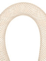 Nylon Mesh Tubing  Brown 9-10mm 30Meters