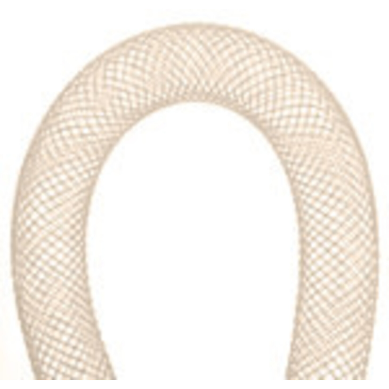 Nylon Mesh Tubing  Brown  9-10mm 30Meters