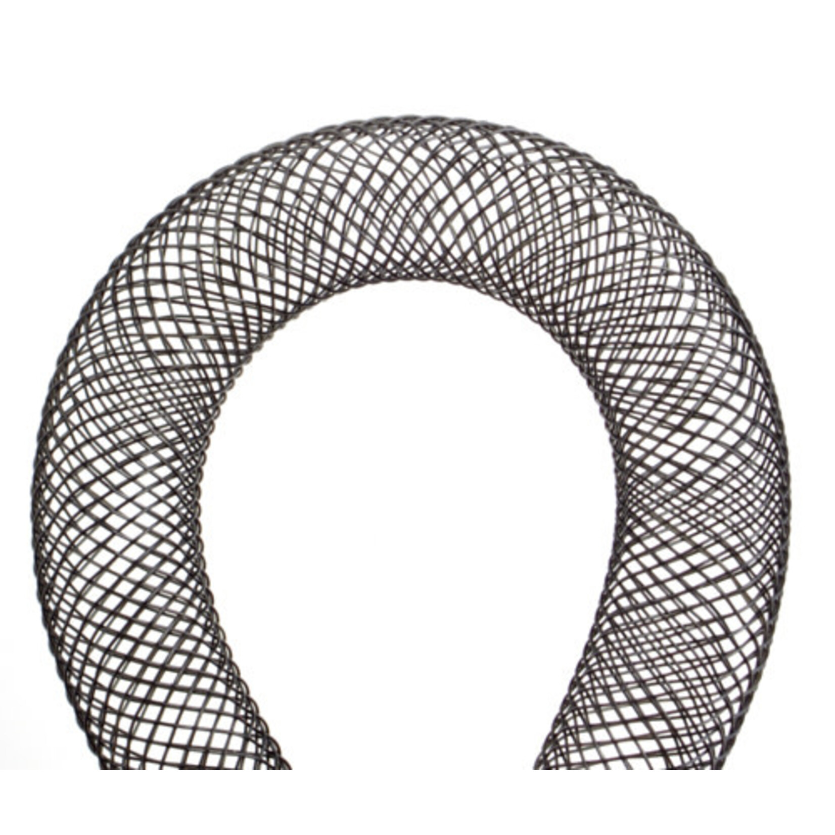 Nylon Mesh Tubing  Black 9-10mm 30Meters