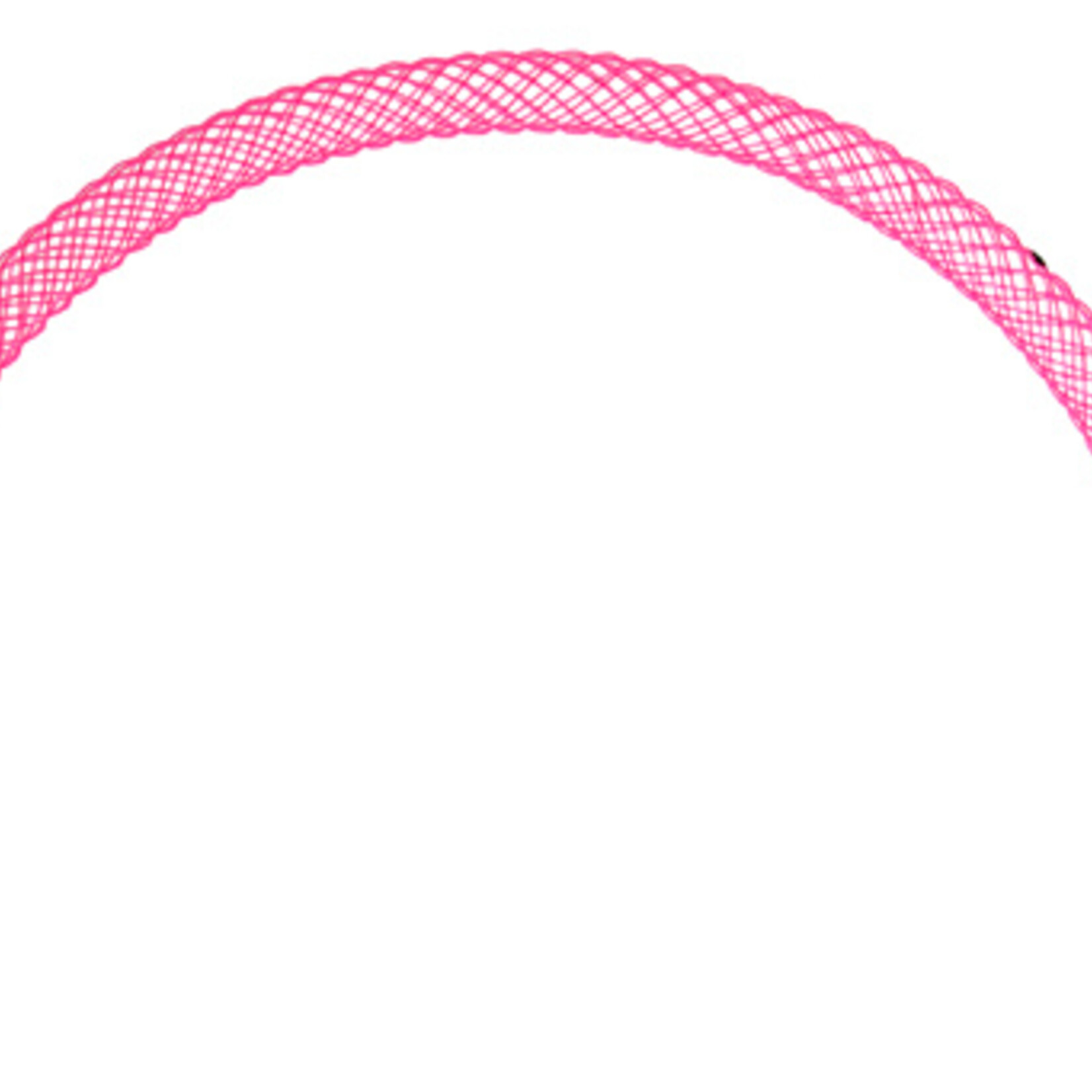 Nylon Mesh Tubing Lemon 9-10mm 30Meters