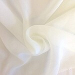 Chiffon 58 - 60 Inches Ivory (Yard)