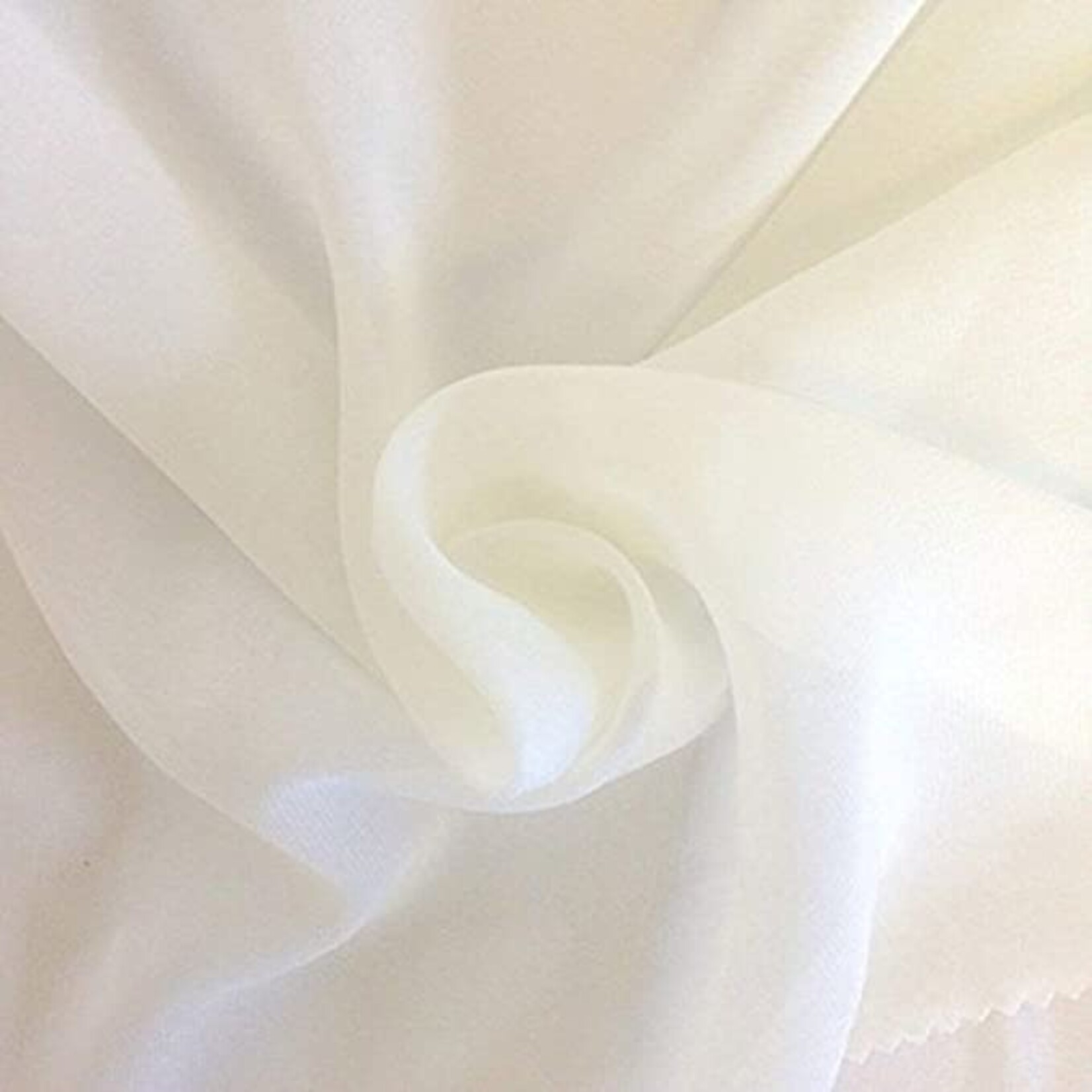 Chiffon 58 - 60 Inches Ivory (Yard)