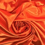 Satin Polyester 58 - 60 Inches  Orange