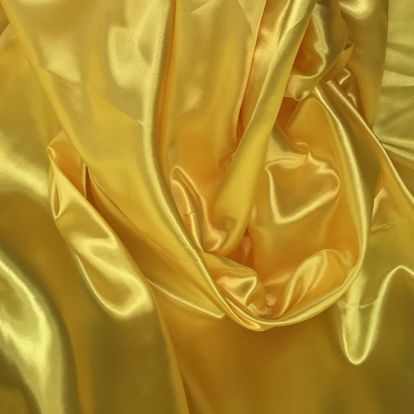 Satin Polyester 58 - 60 Inches  Yellow