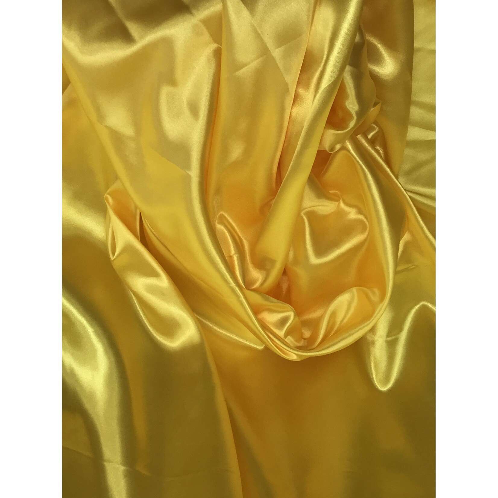 Satin Polyester 58 - 60 Inches  Yellow