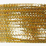 22901 Single Straw Braid (card) 36 yards Lazer Gold