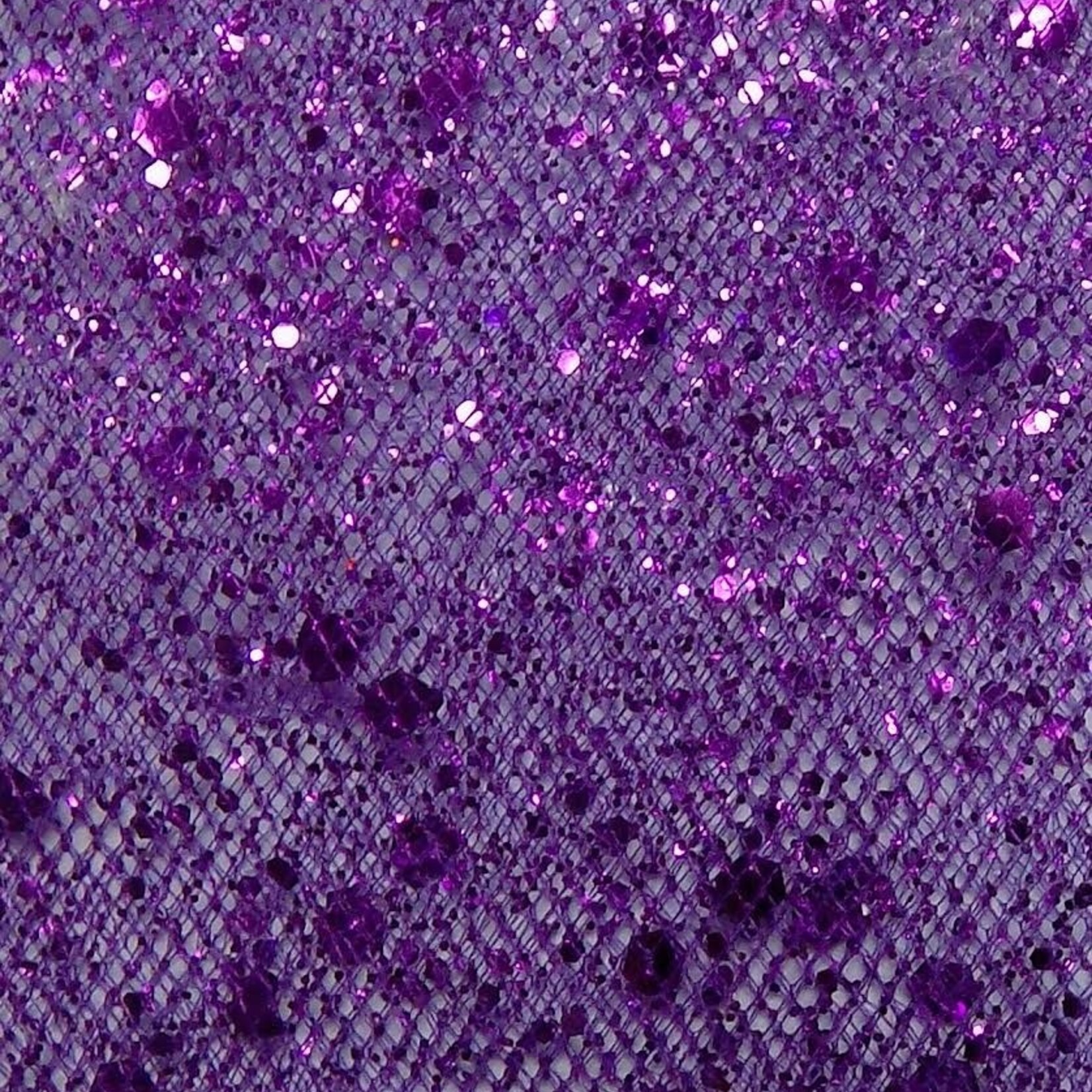 Glitter Mesh Non-stretch 58-60 Inches - Purple