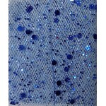 Glitter Mesh Non-stretch 58-60 Inches - Royal Blue