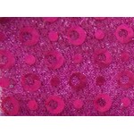 Shining Mesh With Silver Dot Pink