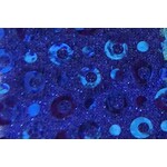 Shining Mesh With Silver Dot Royal Blue