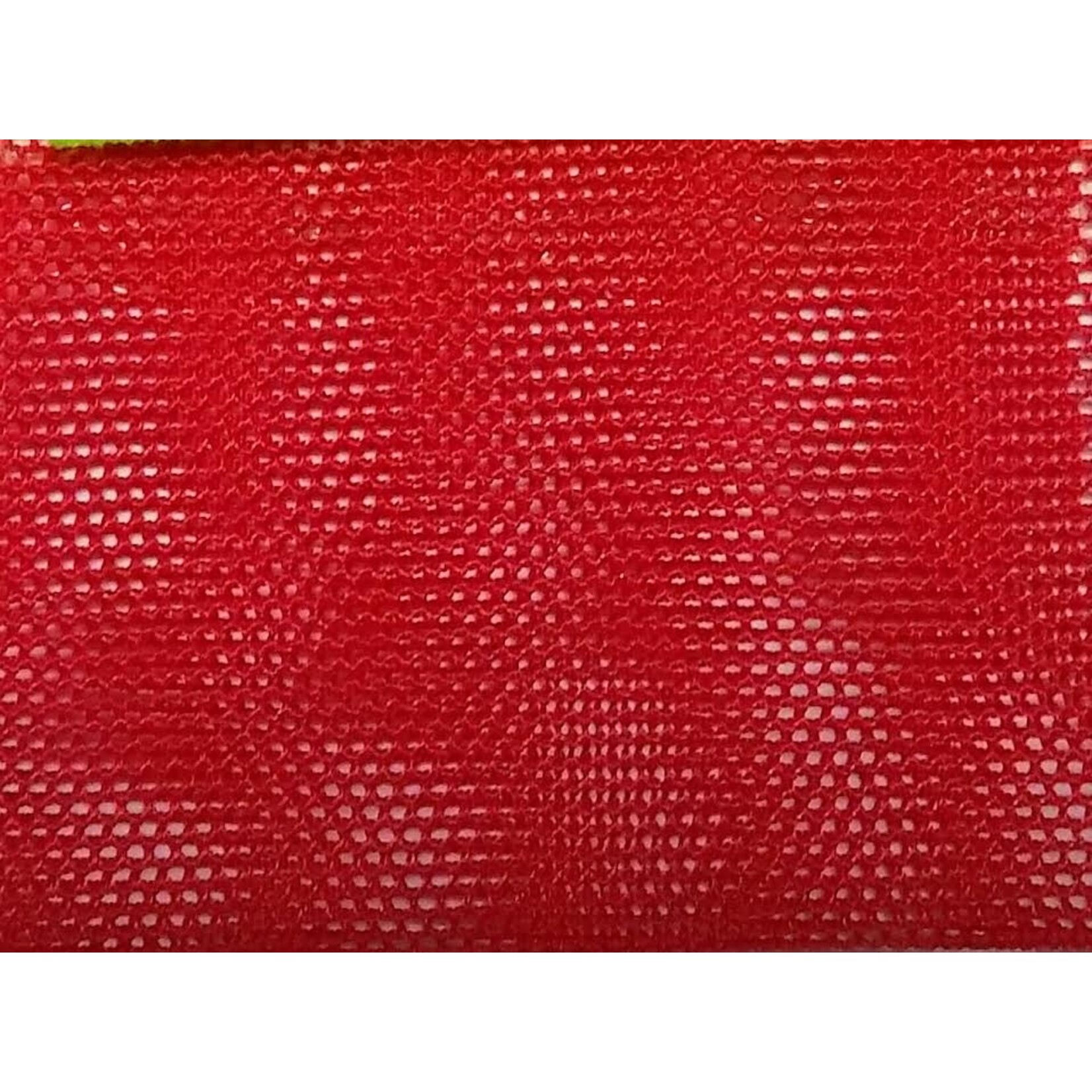Stretch Mesh Plain Red