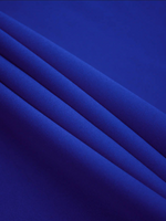 Jumping Fish Polyester Cotton - Royal Blue