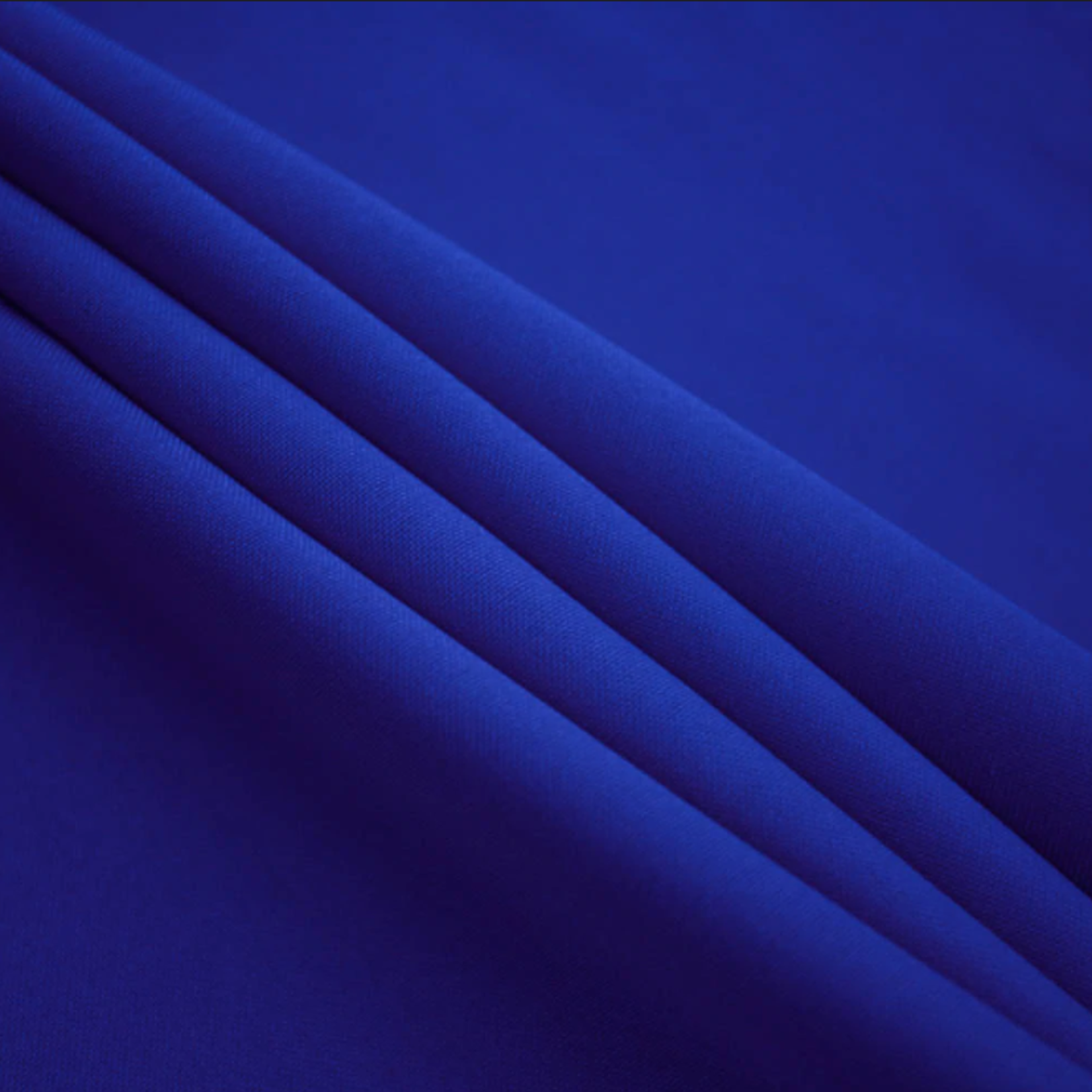 Jumping Fish Polyester Cotton - Royal Blue