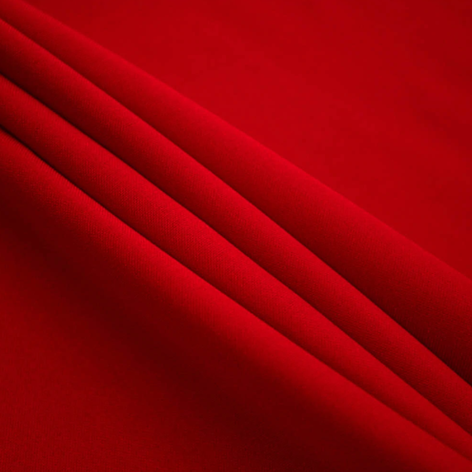 Jumping Fish Polyester Cotton - Red