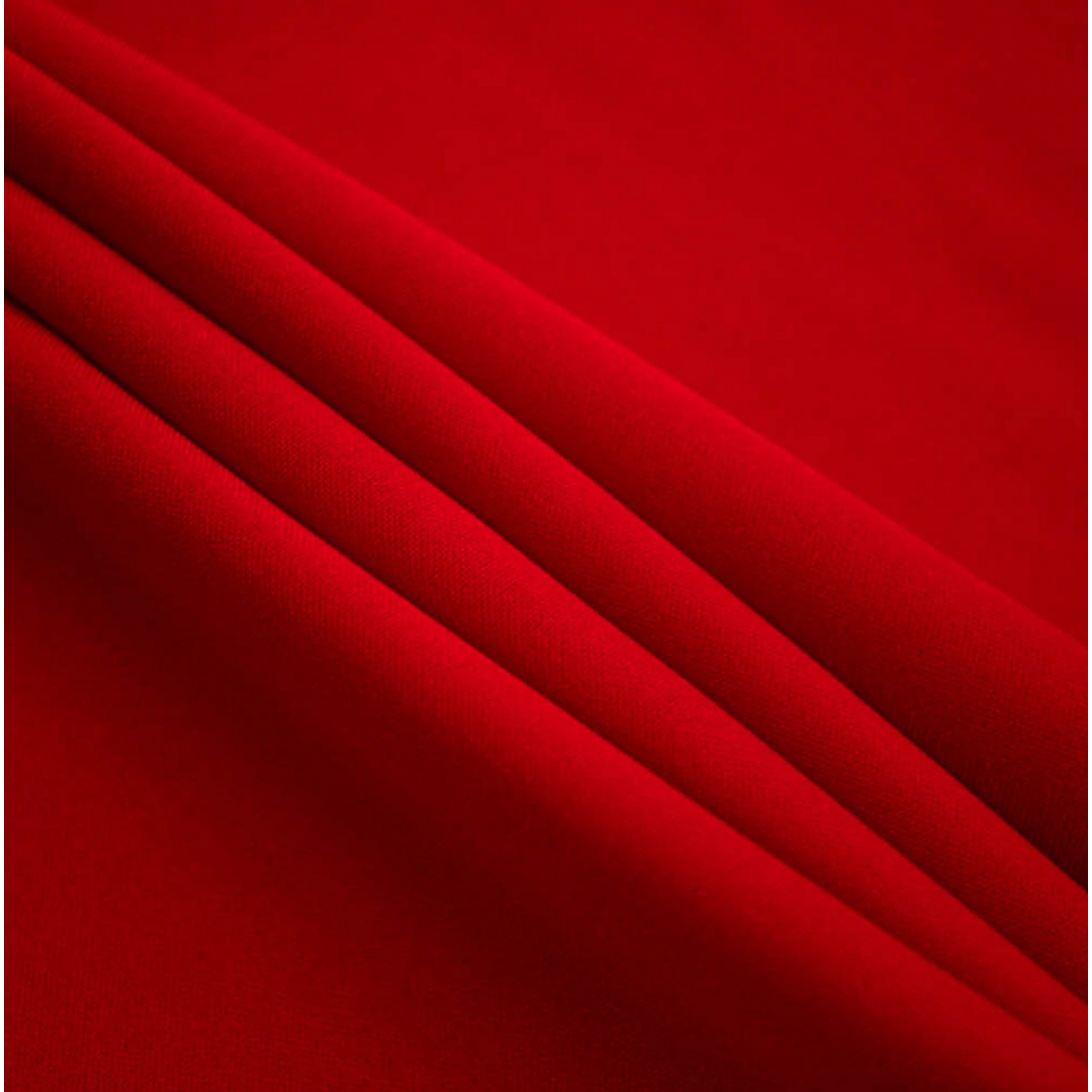 Jumping Fish Polyester Cotton - Red