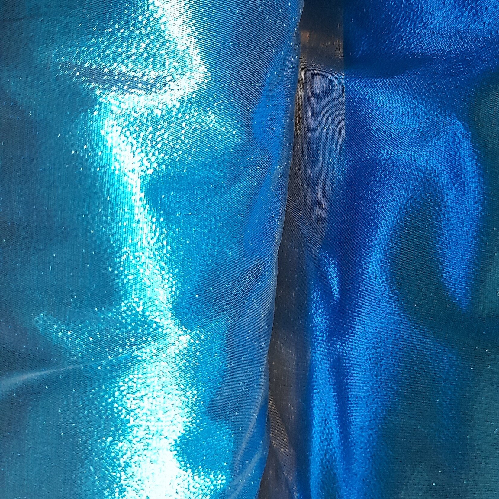 Tissue Lame 42 - 44 Inches - Turquoise