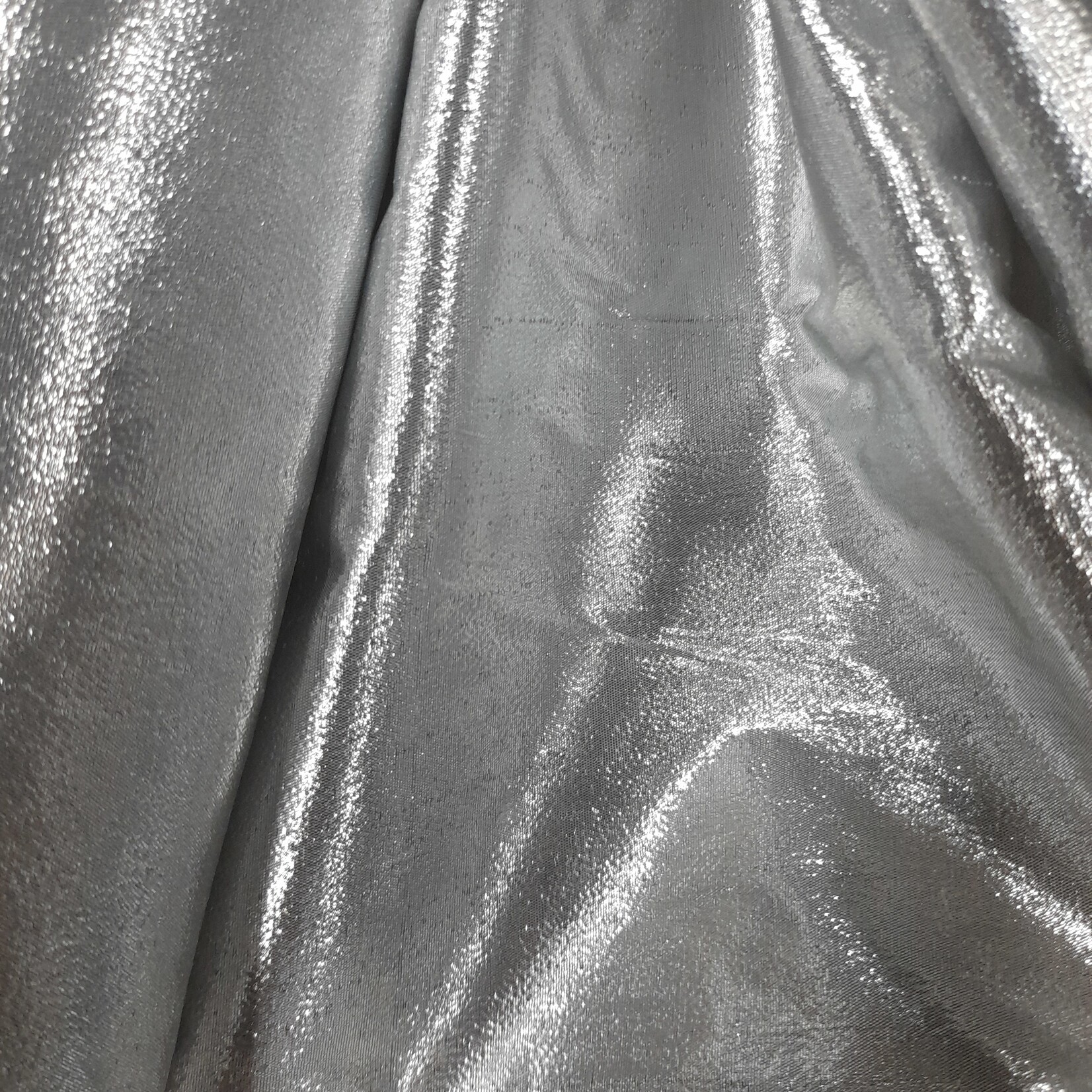 Tissue Lame 42 - 44 Inches - Silver