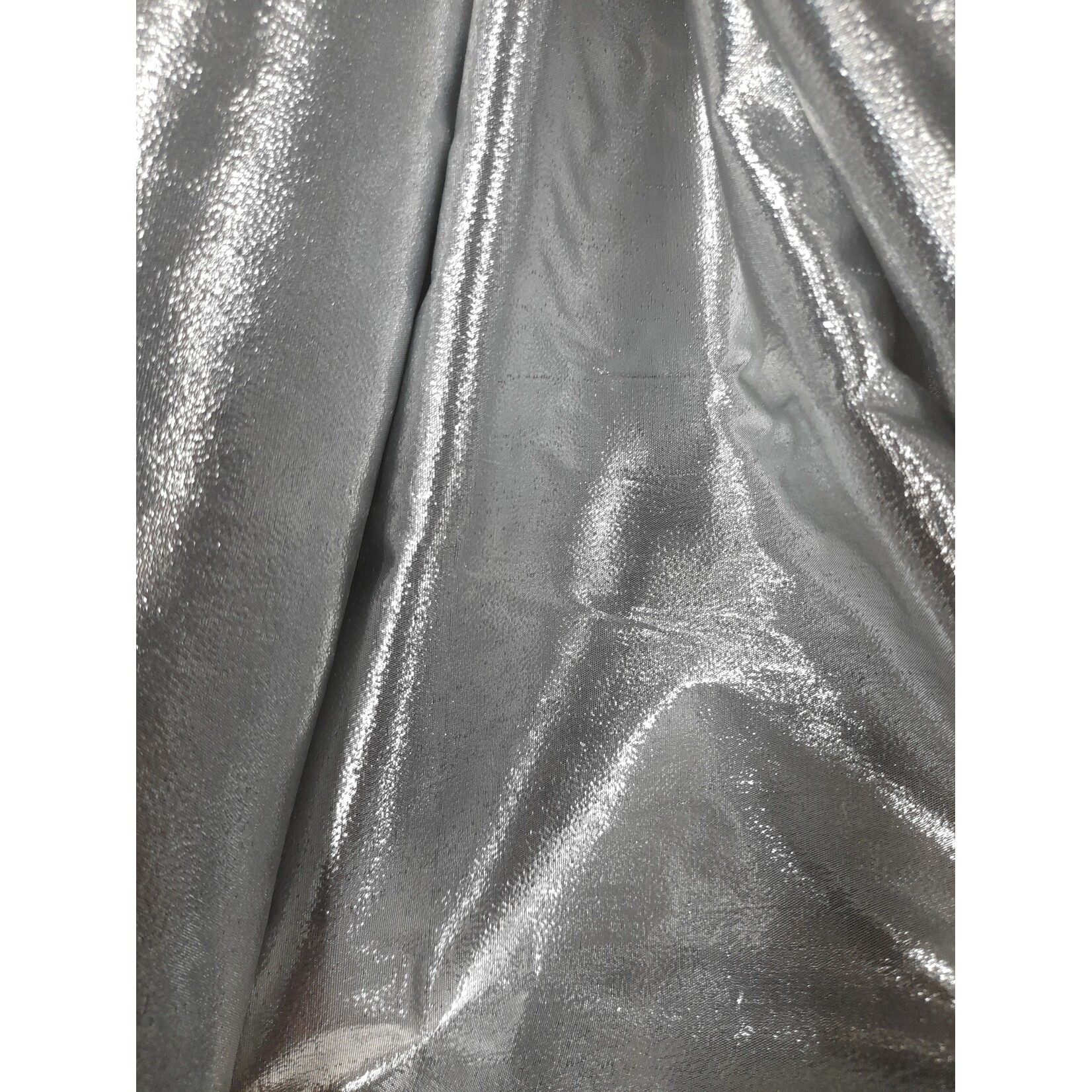 Tissue Lame 42 - 44 Inches - Silver