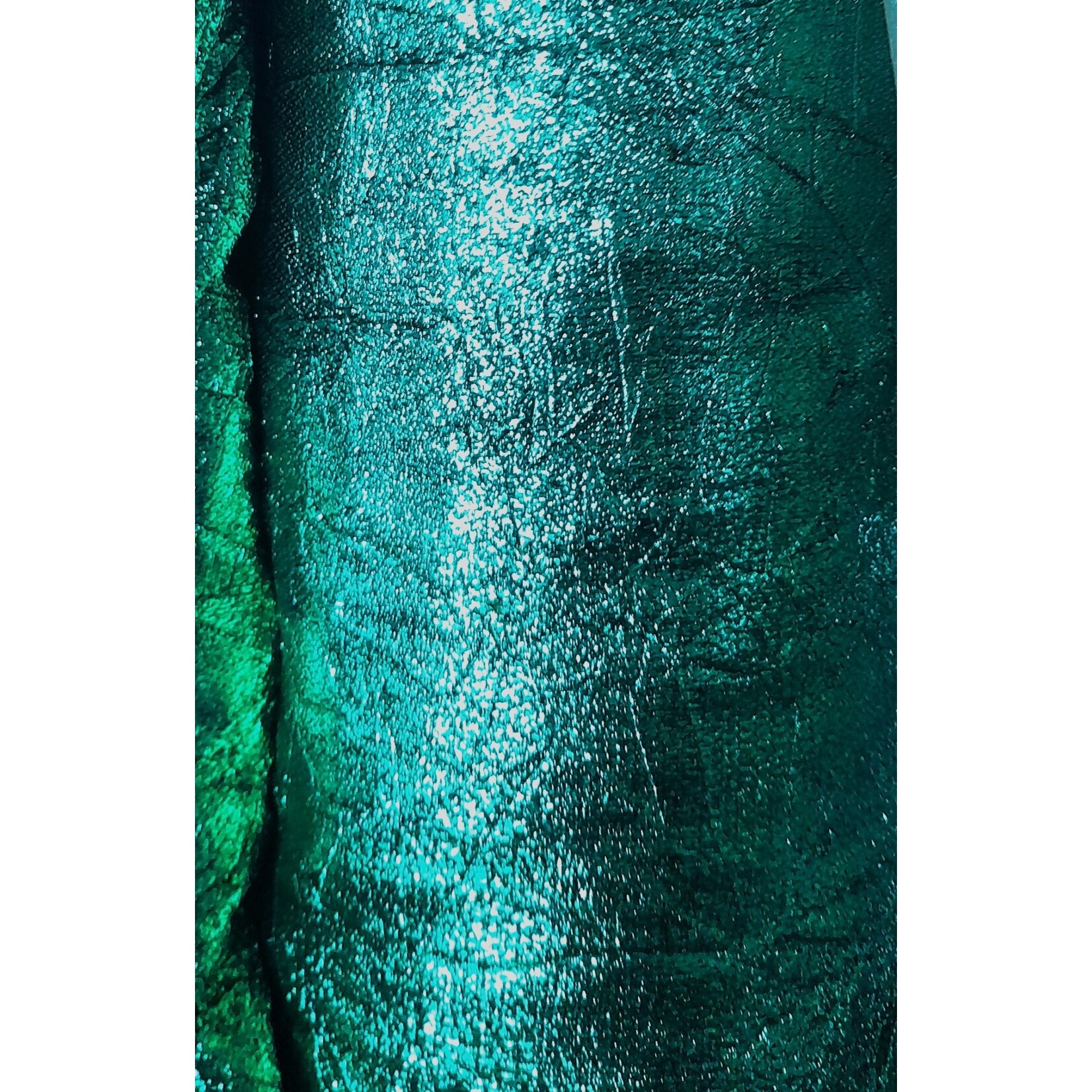 Crush Lame - Dark Green