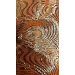 Swirl Lame 45 Inches - Orange
