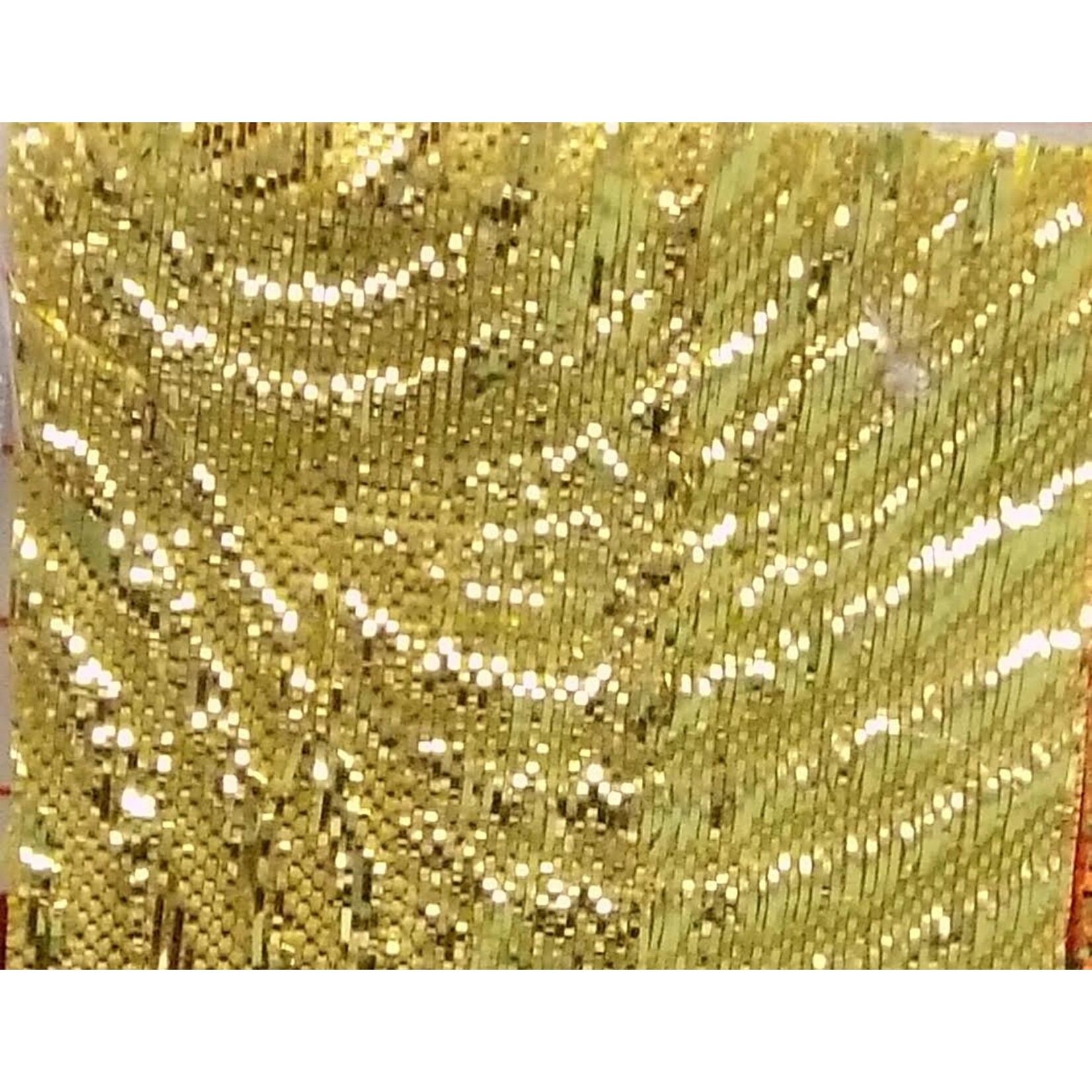 Swirl Lame 45 Inches - Gold