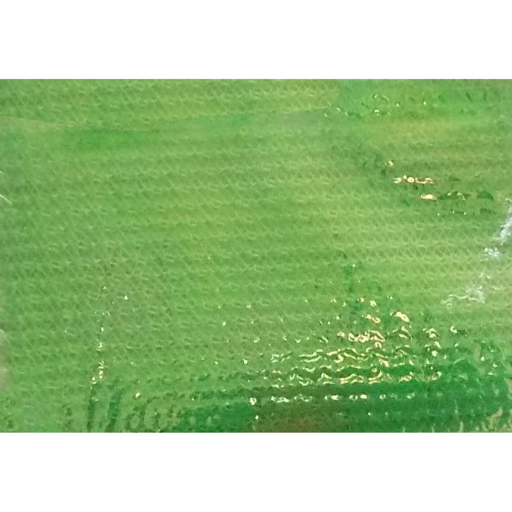 Tricot Lame 42 - 45 Inches Iridescent Lime Green