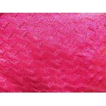 Zig Zag Lame 45 Inches - Fuchsia Pink
