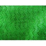 Zig Zag Lame 45 Inches - Green