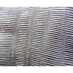 Metallic Accordion Lame - Silver