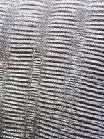 Metallic Accordion Lame - Silver