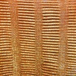 Metallic Accordion Lame - Orange