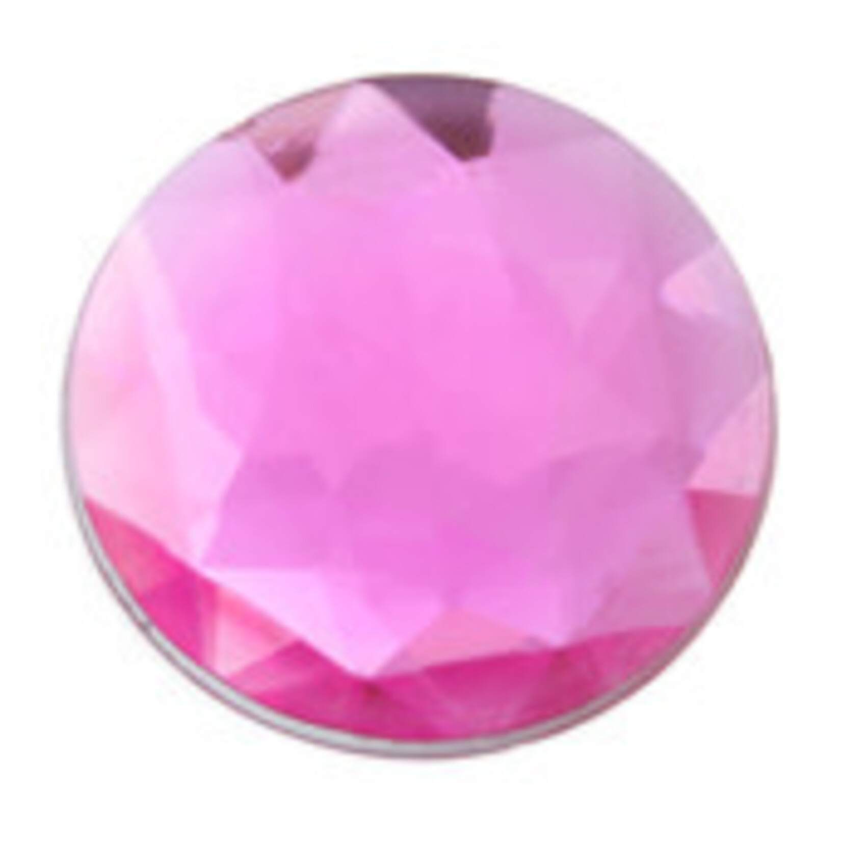 Acrylic Facetted Rhinestone Round (100 pcs)