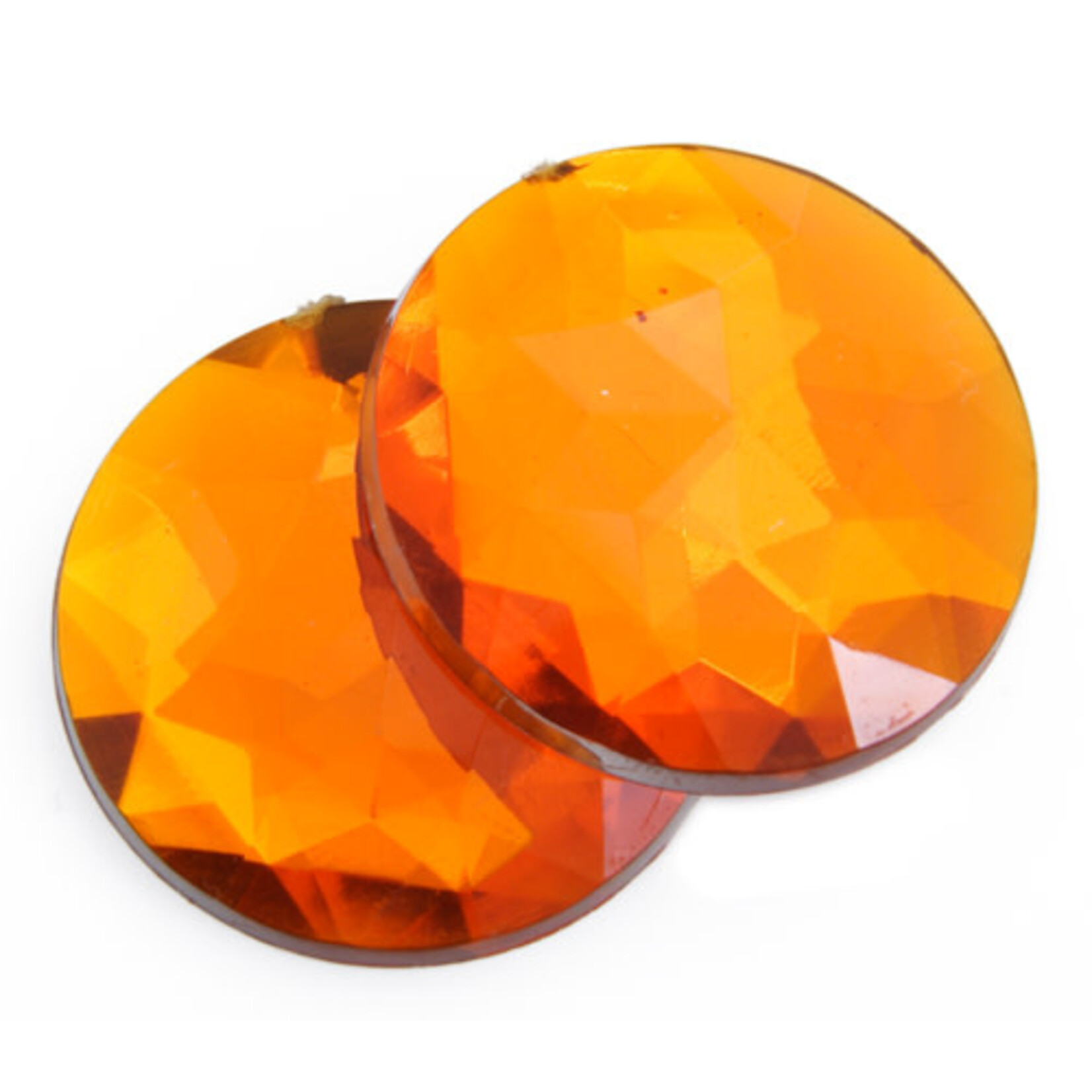 Acrylic Facetted Rhinestone Round (100 pcs)