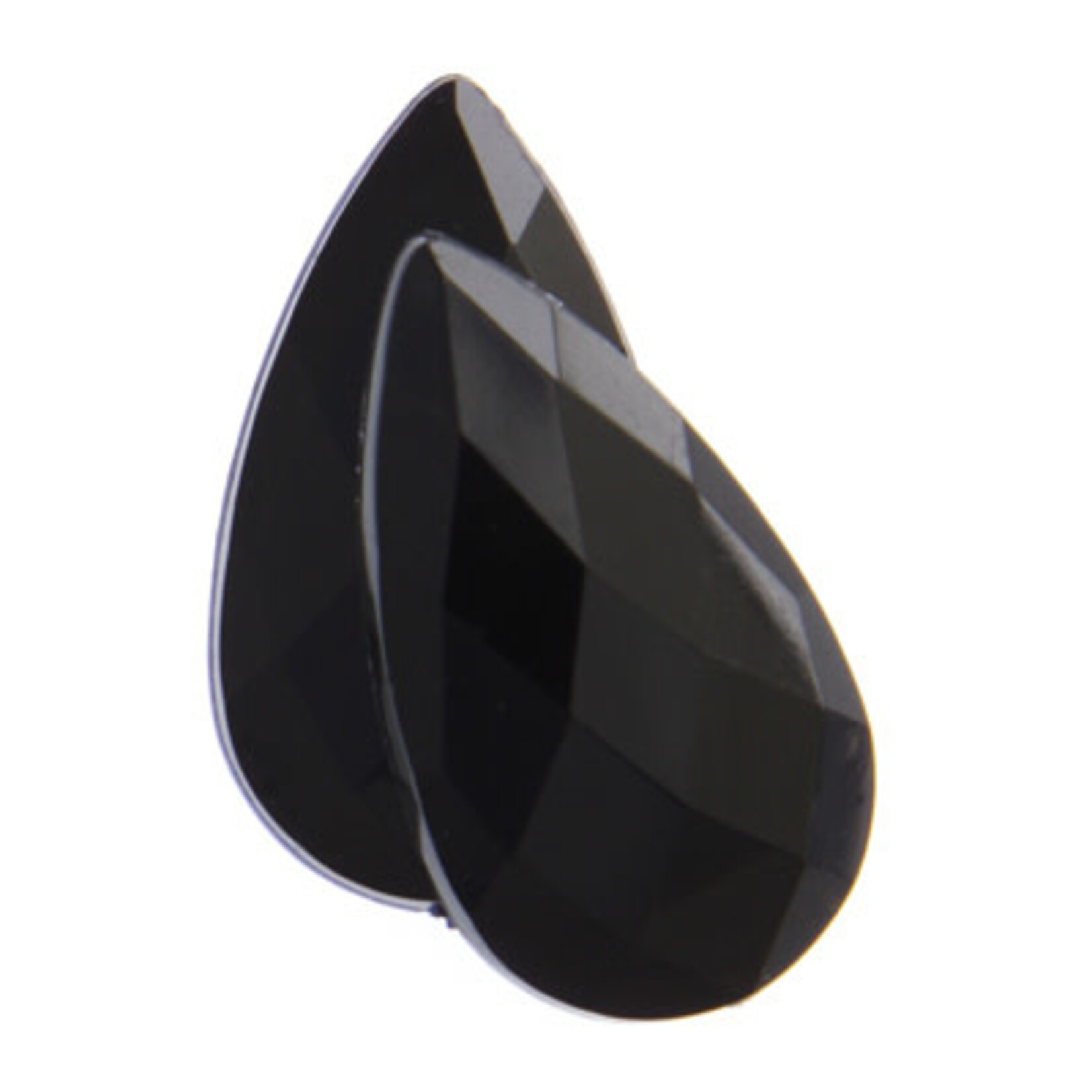 Acrylic Facetted Rhinestone Pear 17x9mm (100 pcs)