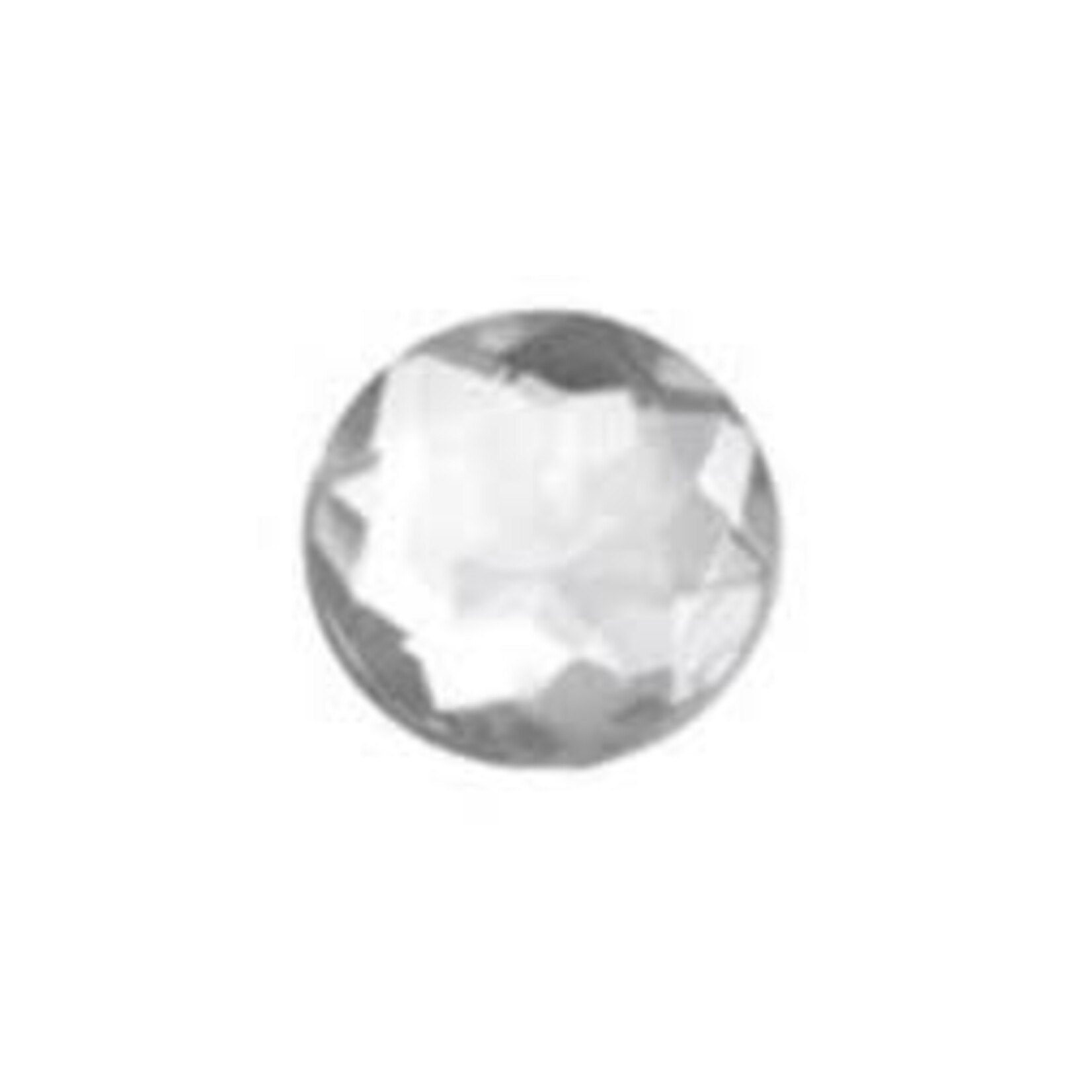 Acrylic Facetted Rhinestone Round (100 pcs)