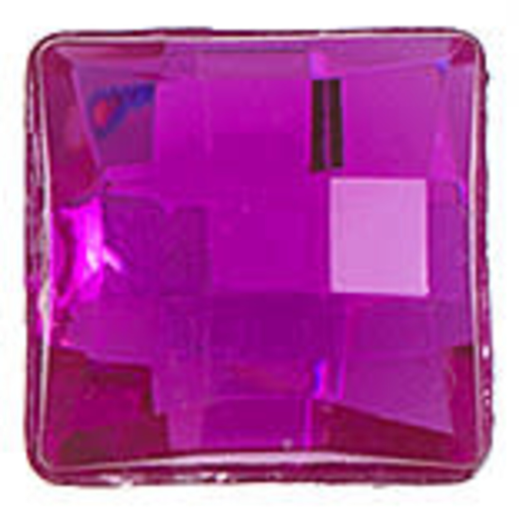 Acrylic Facetted Rhinestone Square 14mm (100 pcs)