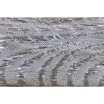 Swirl Lame 45 Inches - Silver