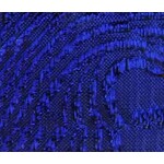 Swirl Lame 45 Inches - Royal Blue