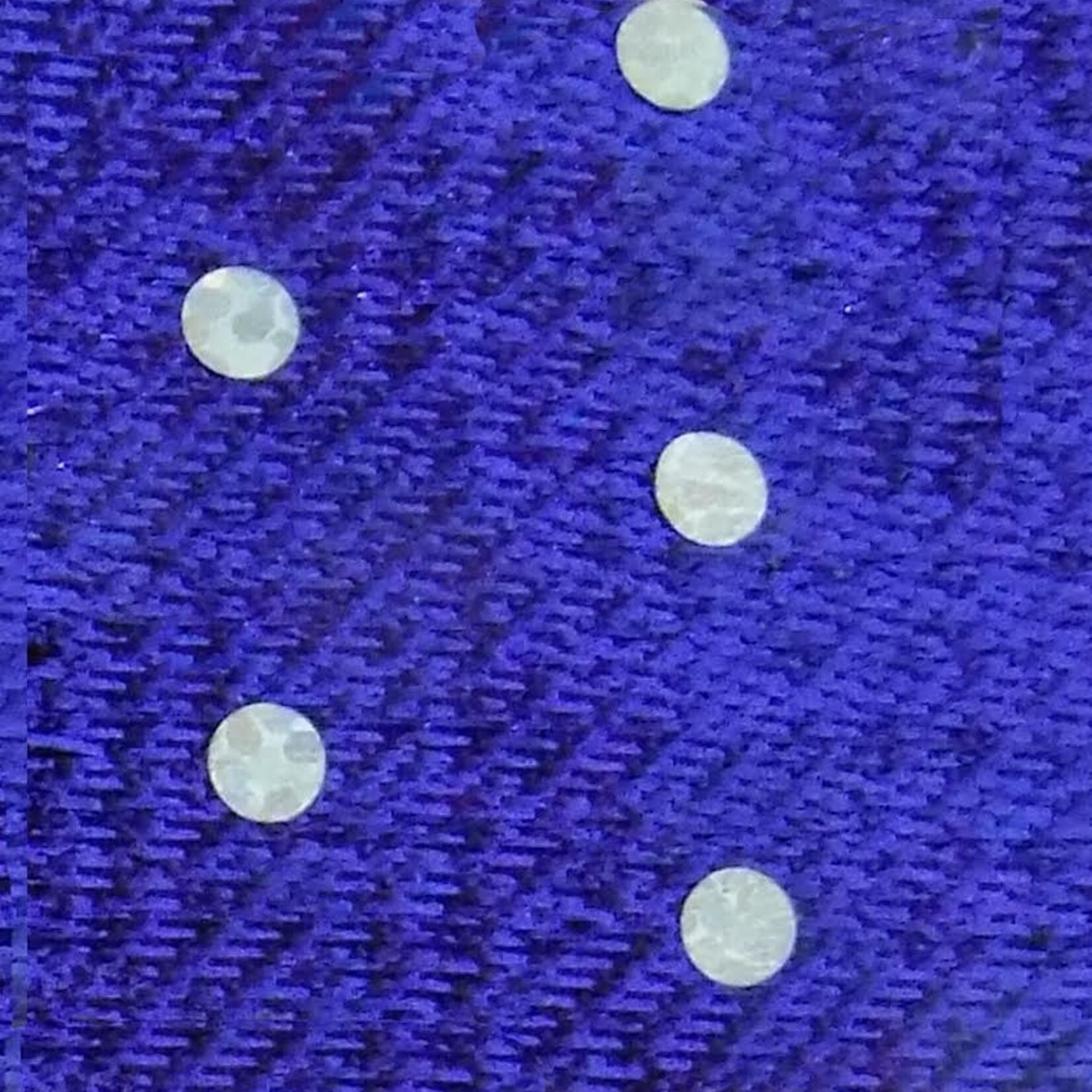 Metallic Lame with Dots 45 Inches - Royal Blue