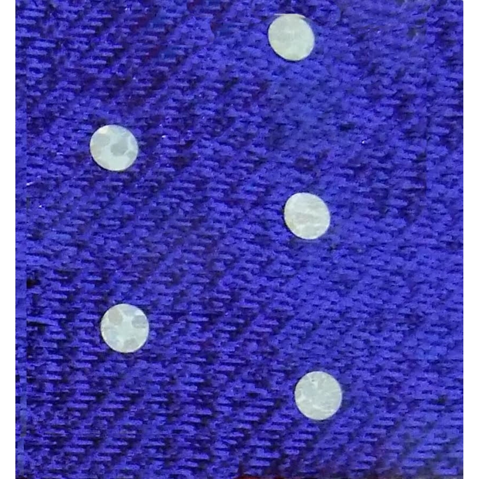 Metallic Lame with Dots 45 Inches - Royal Blue