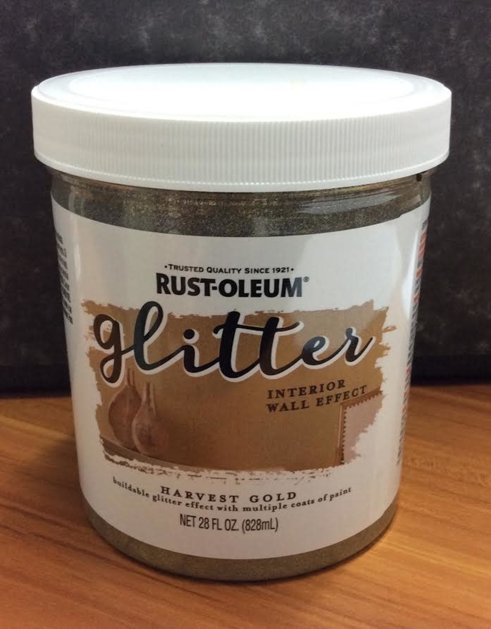 Rustoleum Glitter Interior Wall Paint Harvest Gold 828ml Samaroo's Limited