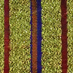 Metallic Stripe Lame - Red/Gold/Purple