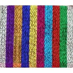 Metallic Stripe Lame - Multi