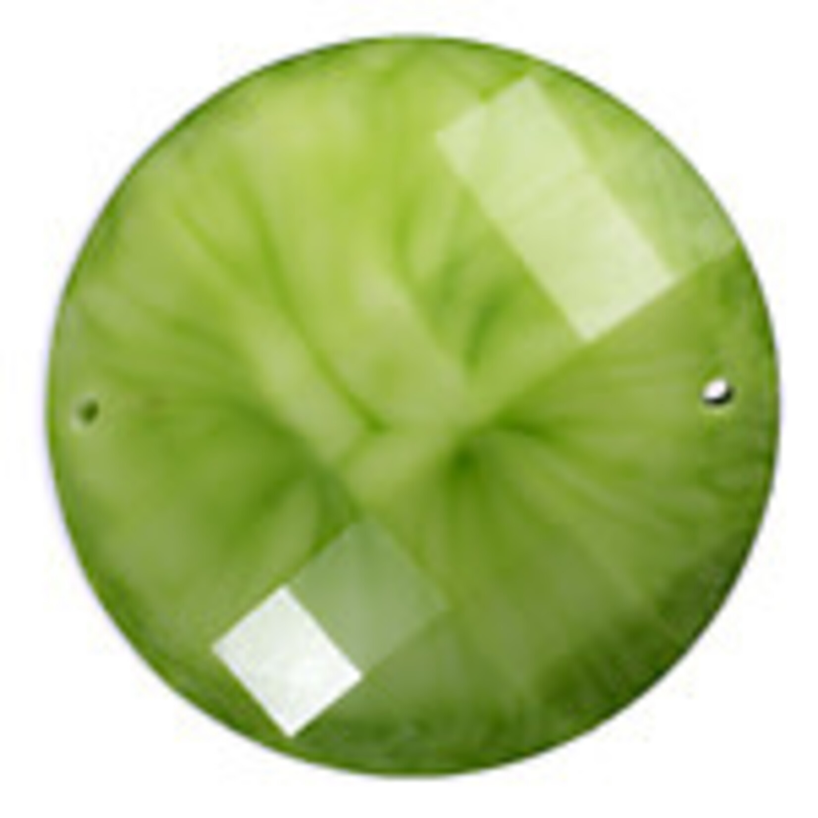 Resin Sew-on Crinkle Stone 22mm Round (10 Pieces)