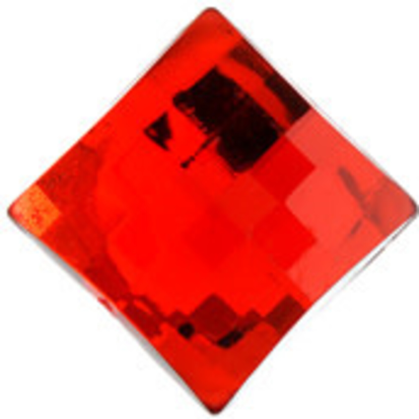 Acrylic Facetted Rhinestone Square (100 Pcs)