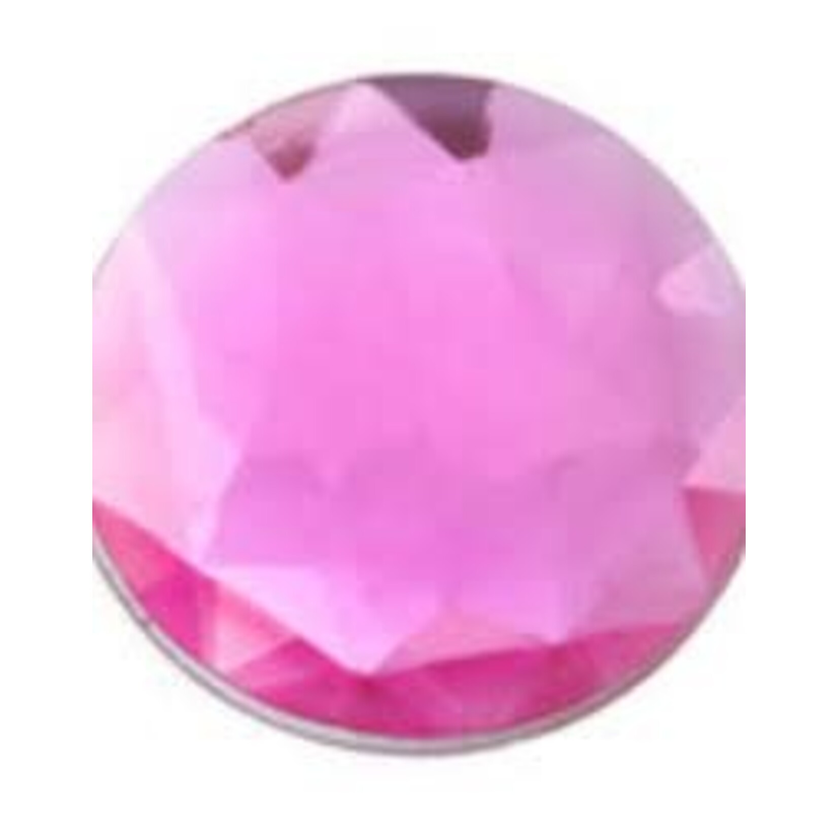 Acrylic Facetted Rhinestone Round (100 pcs)